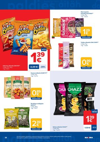 MAXIMA akcijų leidinys Nr. 17 nuo balandžio 21 d.