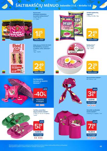 MAXIMA akcijų leidinys Nr. 17 nuo balandžio 21 d.