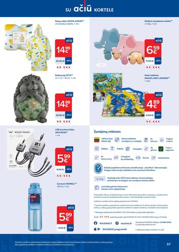 MAXIMA akcijų leidinys Nr. 17 nuo balandžio 21 d.