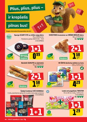 IKI akcijų leidinys Nr. 43 nuo spalio 19 d.
