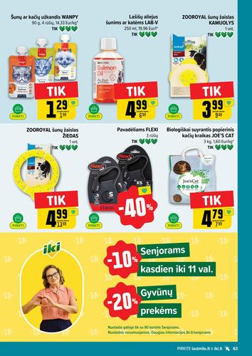 IKI akcijų leidinys Nr. 43 nuo spalio 19 d.