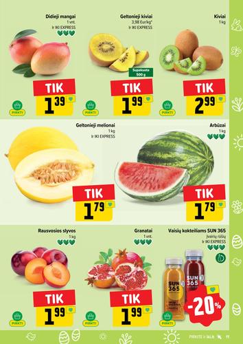 IKI akcijų leidinys "IKI Kainų leidinys Nr. 13" nuo kovo 23 d.