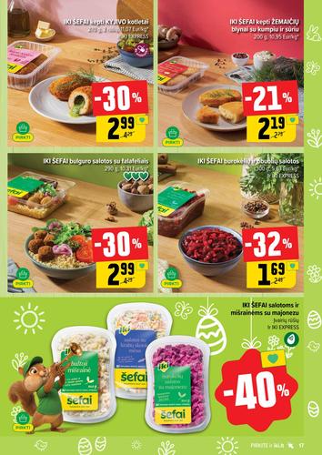 IKI akcijų leidinys "IKI Kainų leidinys Nr. 13" nuo kovo 23 d.