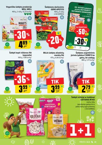 IKI akcijų leidinys "IKI Kainų leidinys Nr. 13" nuo kovo 23 d.