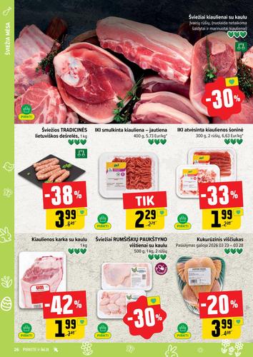 IKI akcijų leidinys "IKI Kainų leidinys Nr. 13" nuo kovo 23 d.