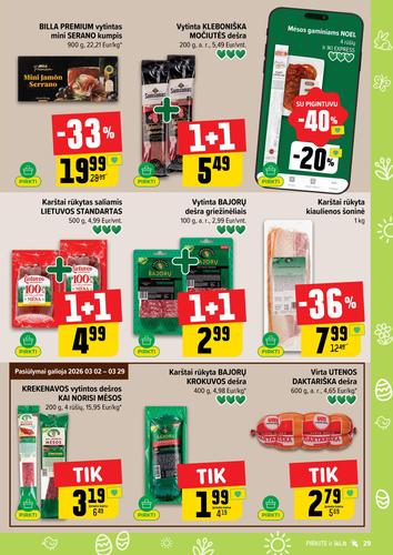 IKI akcijų leidinys "IKI Kainų leidinys Nr. 13" nuo kovo 23 d.