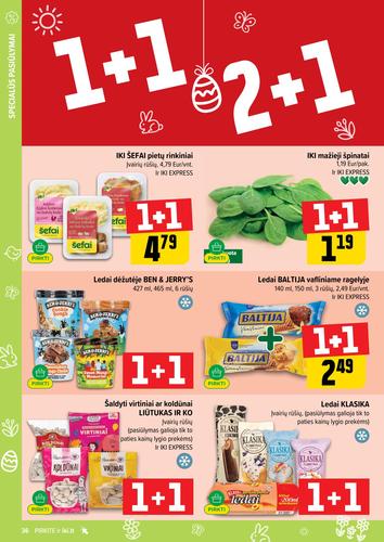 IKI akcijų leidinys "IKI Kainų leidinys Nr. 13" nuo kovo 23 d.