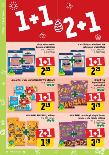 IKI akcijų leidinys "IKI Kainų leidinys Nr. 13" nuo kovo 23 d.