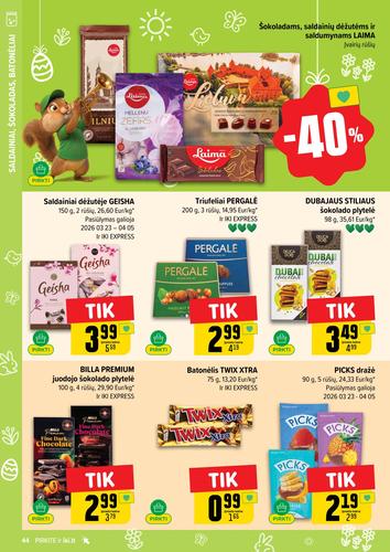 IKI akcijų leidinys "IKI Kainų leidinys Nr. 13" nuo kovo 23 d.