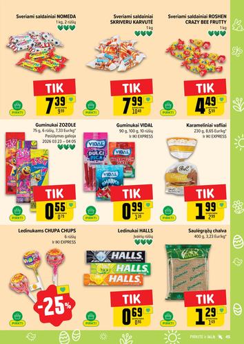 IKI akcijų leidinys "IKI Kainų leidinys Nr. 13" nuo kovo 23 d.