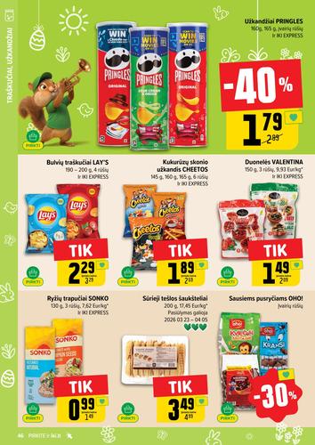 IKI akcijų leidinys "IKI Kainų leidinys Nr. 13" nuo kovo 23 d.