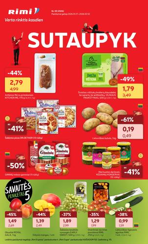 RIMI akcijų leidinys Nr. 5 nuo sausio 27 d.