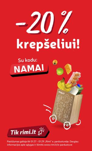 RIMI akcijų leidinys Nr. 5 nuo sausio 27 d.