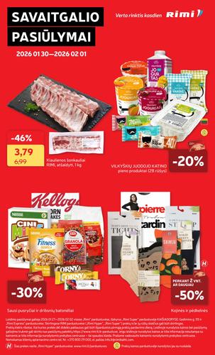 RIMI akcijų leidinys Nr. 5 nuo sausio 27 d.