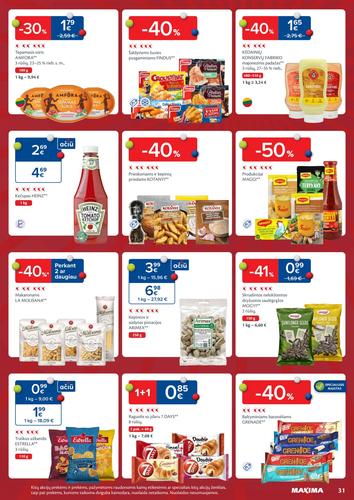 MAXIMA akcijų leidinys Nr. 31 nuo liepos 29 d.