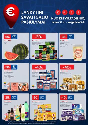 MAXIMA akcijų leidinys Nr. 31 nuo liepos 29 d.