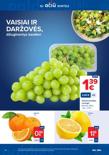 MAXIMA akcijų leidinys "AČIŪ akcijų  Nr. 12" nuo kovo 17 d.