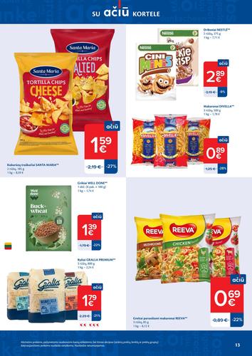 MAXIMA akcijų leidinys "AČIŪ akcijų  Nr. 12" nuo kovo 17 d.