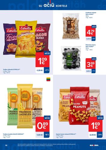 MAXIMA akcijų leidinys "AČIŪ akcijų  Nr. 12" nuo kovo 17 d.