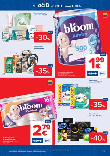 MAXIMA akcijų leidinys "AČIŪ akcijų  Nr. 12" nuo kovo 17 d.