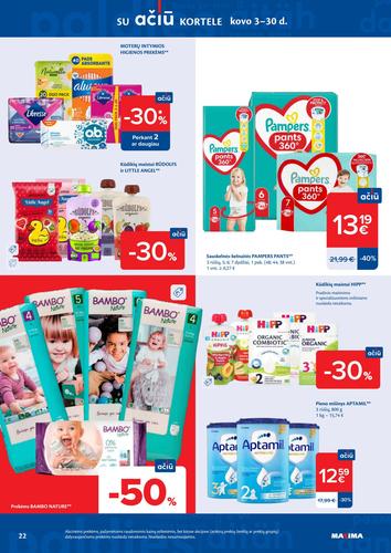 MAXIMA akcijų leidinys "AČIŪ akcijų  Nr. 12" nuo kovo 17 d.