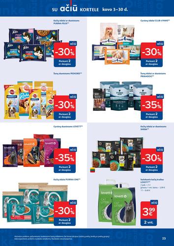 MAXIMA akcijų leidinys "AČIŪ akcijų  Nr. 12" nuo kovo 17 d.