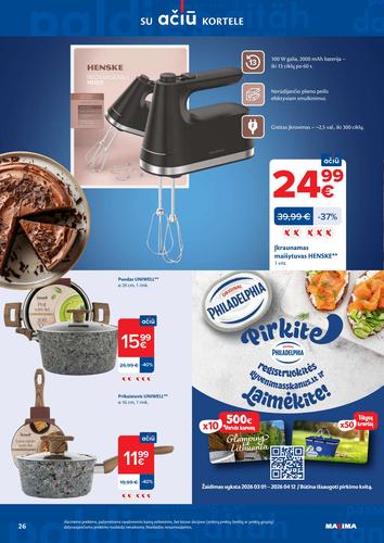 MAXIMA akcijų leidinys "AČIŪ akcijų  Nr. 12" nuo kovo 17 d.