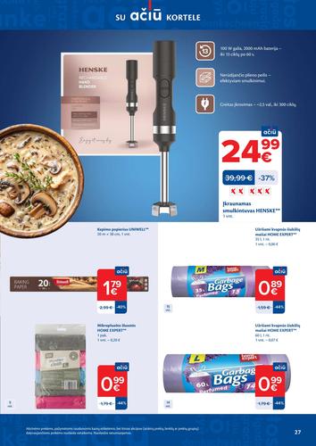 MAXIMA akcijų leidinys "AČIŪ akcijų  Nr. 12" nuo kovo 17 d.