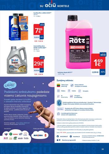 MAXIMA akcijų leidinys "AČIŪ akcijų  Nr. 12" nuo kovo 17 d.
