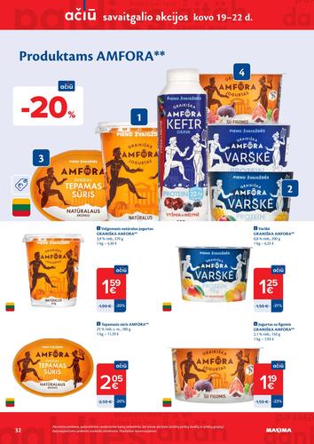 MAXIMA akcijų leidinys "AČIŪ akcijų  Nr. 12" nuo kovo 17 d.