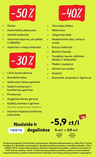 RIMI akcijų leidinys Nr. 29 nuo liepos 14 d.