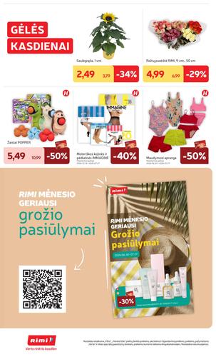 RIMI akcijų leidinys Nr. 29 nuo liepos 14 d.