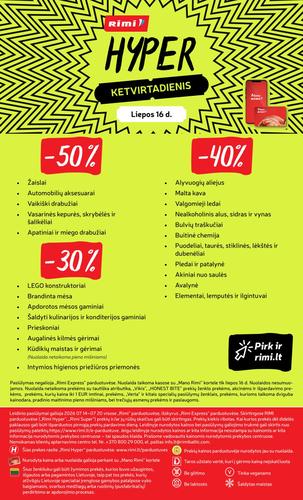 RIMI akcijų leidinys Nr. 29 nuo liepos 14 d.