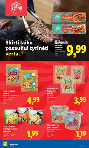 LIDL maisto akcijų leidinys nuo rugpjūčio 24 d.