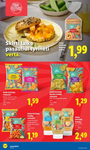 LIDL maisto akcijų leidinys nuo rugpjūčio 24 d.