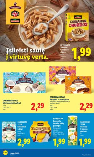 LIDL maisto akcijų leidinys nuo rugpjūčio 24 d.