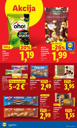 LIDL maisto akcijų leidinys nuo rugpjūčio 24 d.