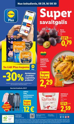 LIDL maisto akcijų leidinys nuo rugpjūčio 24 d.