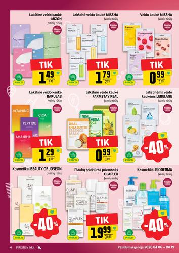 IKI akcijų leidinys "IKI Kainų leidinys Nr. 15" nuo balandžio 6 d.