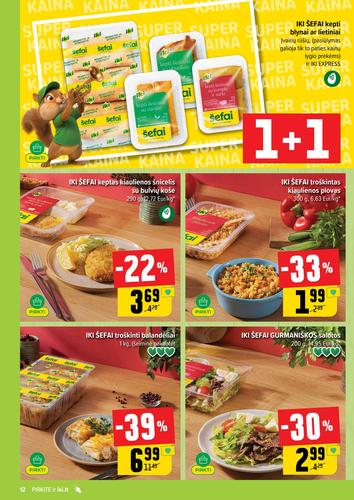 IKI akcijų leidinys "IKI Kainų leidinys Nr. 15" nuo balandžio 6 d.