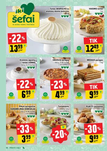 IKI akcijų leidinys "IKI Kainų leidinys Nr. 15" nuo balandžio 6 d.