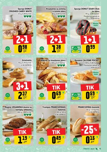 IKI akcijų leidinys "IKI Kainų leidinys Nr. 15" nuo balandžio 6 d.