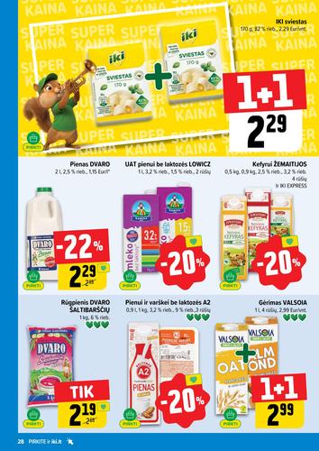 IKI akcijų leidinys "IKI Kainų leidinys Nr. 15" nuo balandžio 6 d.