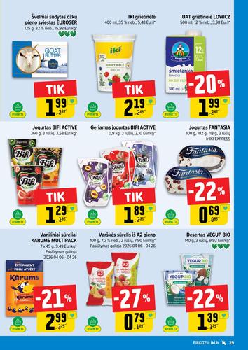 IKI akcijų leidinys "IKI Kainų leidinys Nr. 15" nuo balandžio 6 d.