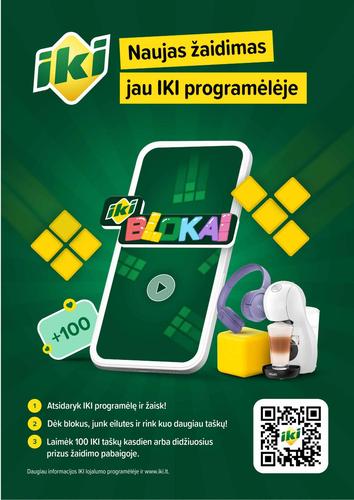 IKI akcijų leidinys "IKI Kainų leidinys Nr. 15" nuo balandžio 6 d.