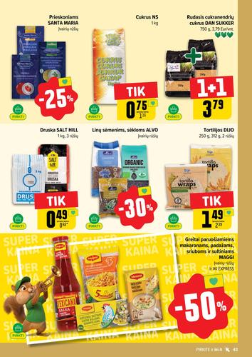 IKI akcijų leidinys "IKI Kainų leidinys Nr. 15" nuo balandžio 6 d.