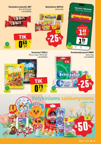 IKI akcijų leidinys "IKI Kainų leidinys Nr. 15" nuo balandžio 6 d.