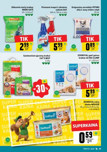 IKI akcijų leidinys "IKI Kainų leidinys Nr. 15" nuo balandžio 6 d.