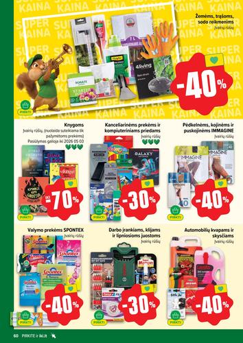 IKI akcijų leidinys "IKI Kainų leidinys Nr. 15" nuo balandžio 6 d.