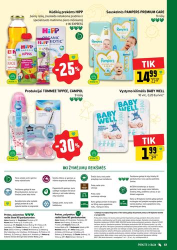 IKI akcijų leidinys "IKI Kainų leidinys Nr. 15" nuo balandžio 6 d.